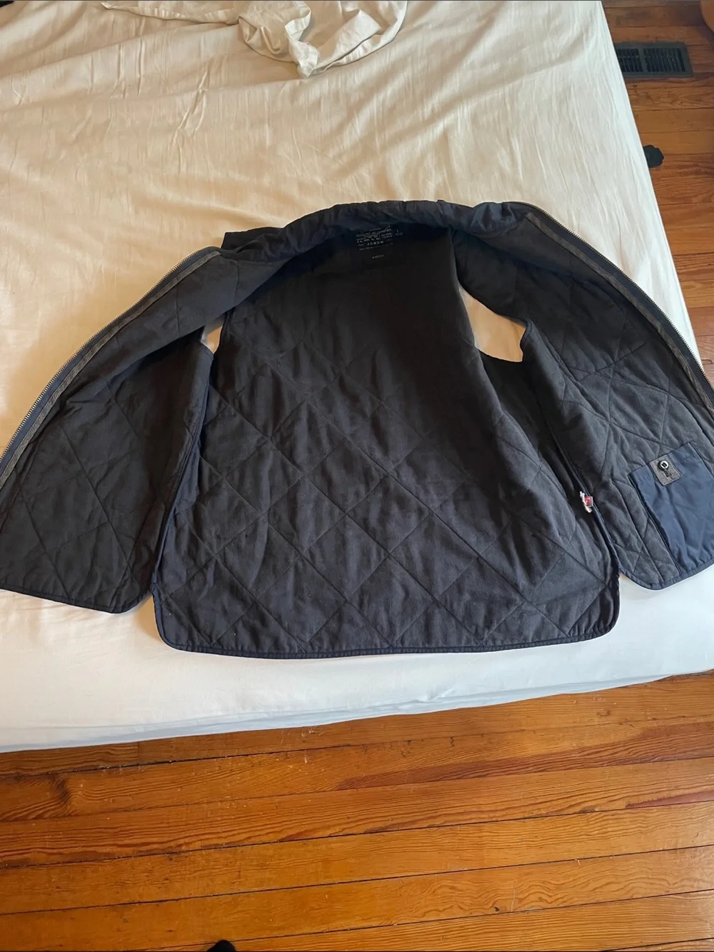 J. Crew Outerwear Men’s Quilted Navy Zip-Up Vest